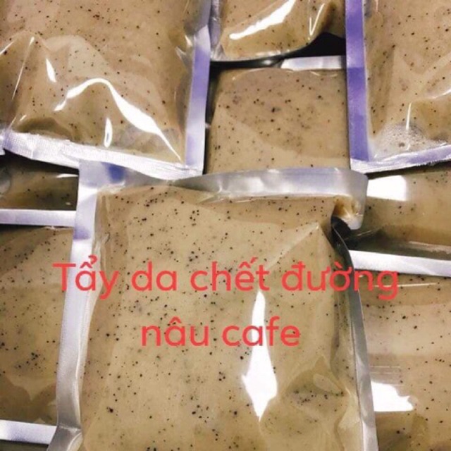 Tẩy da chết đường nâu cafe chuyên dùng cho face body trong các liệu trình tắm trắng