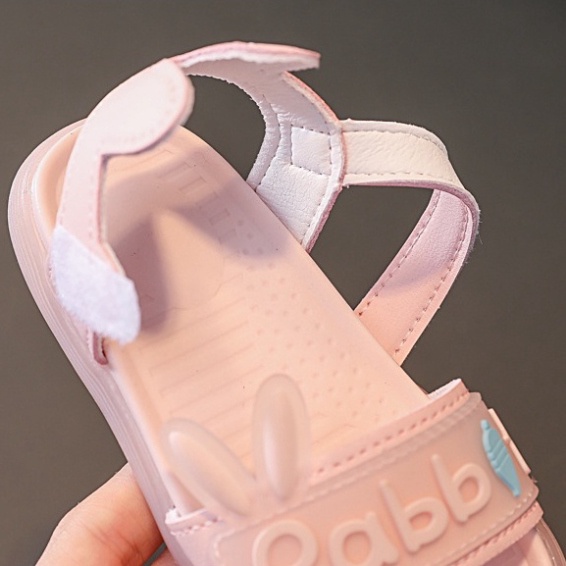Dép Sandal bé gái Thỏ Rabbit sz 21/30 siêu mềm - DBG104.22