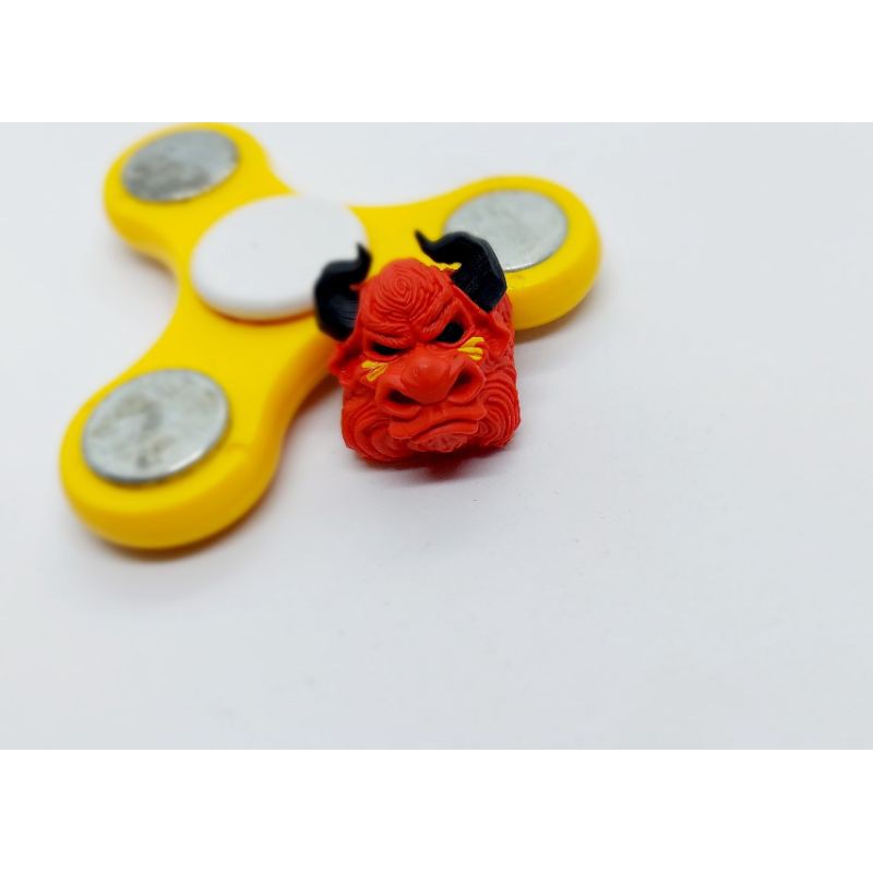 Keycap bò bull Clone tone cam đen trang trí bàn phím cơ