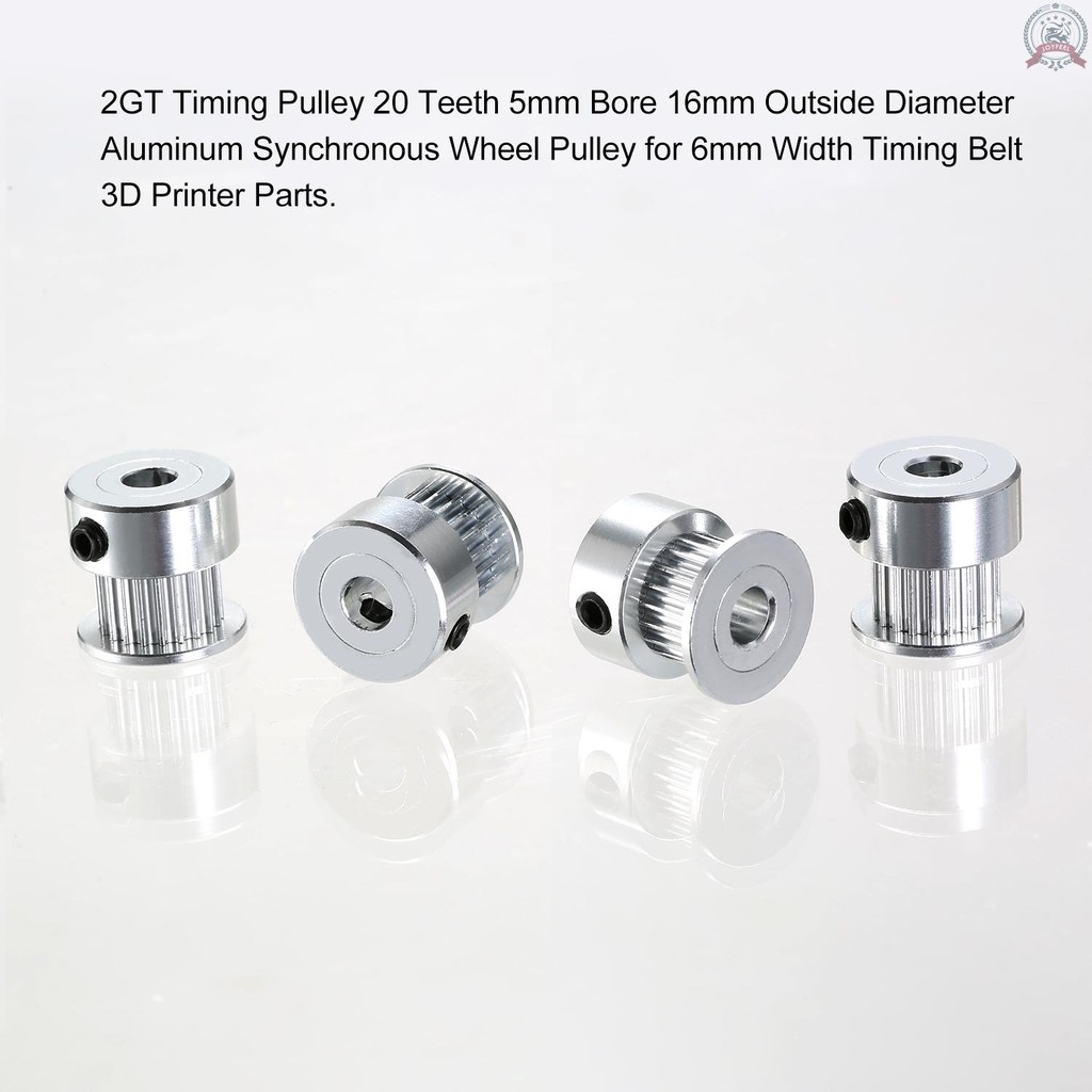 Bánh Răng Hợp Kim Nhôm 20 Răng 5mm 16mm Cho Máy In 3d 6mm