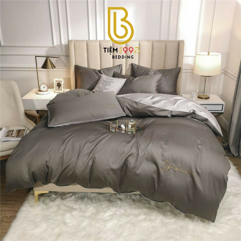 🌞🌞 Set Ga Gối Lụa SUMOI 60s Phối Màu Sang Trọng Chất Vải Mềm Mịn Cho Giấc Ngủ Ngon - Mã KL75 🌞🌞 | BigBuy360 - bigbuy360.vn