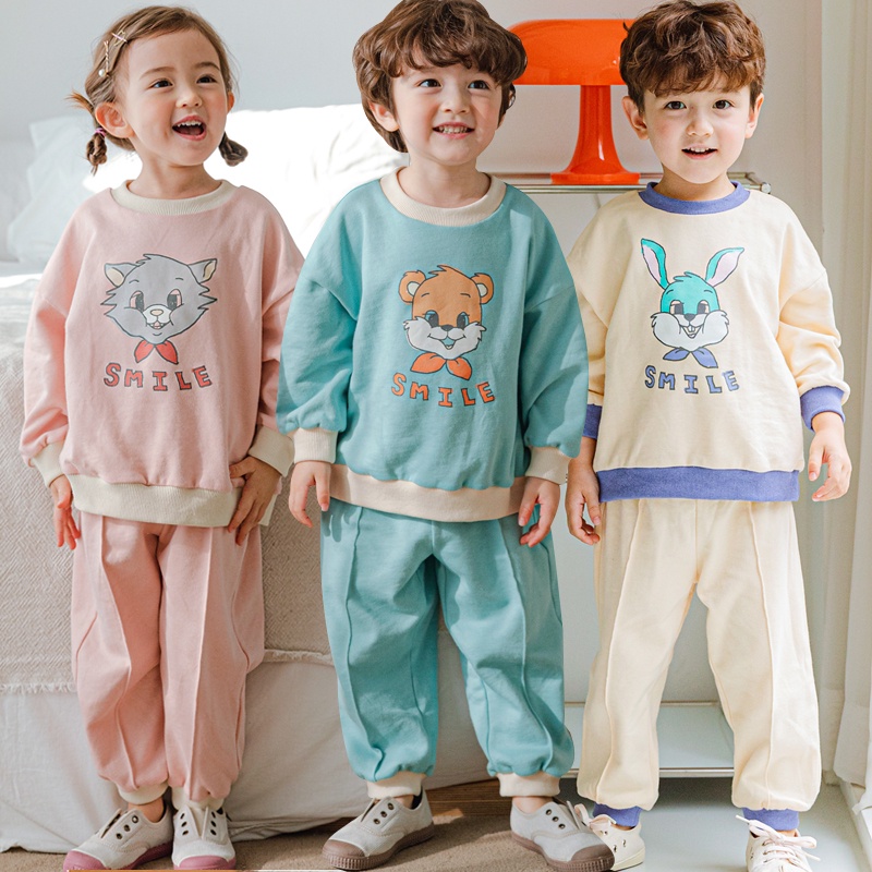 Bộ nỉ da cá hoạt hình Bebezoo cho bé BEB3SE204
