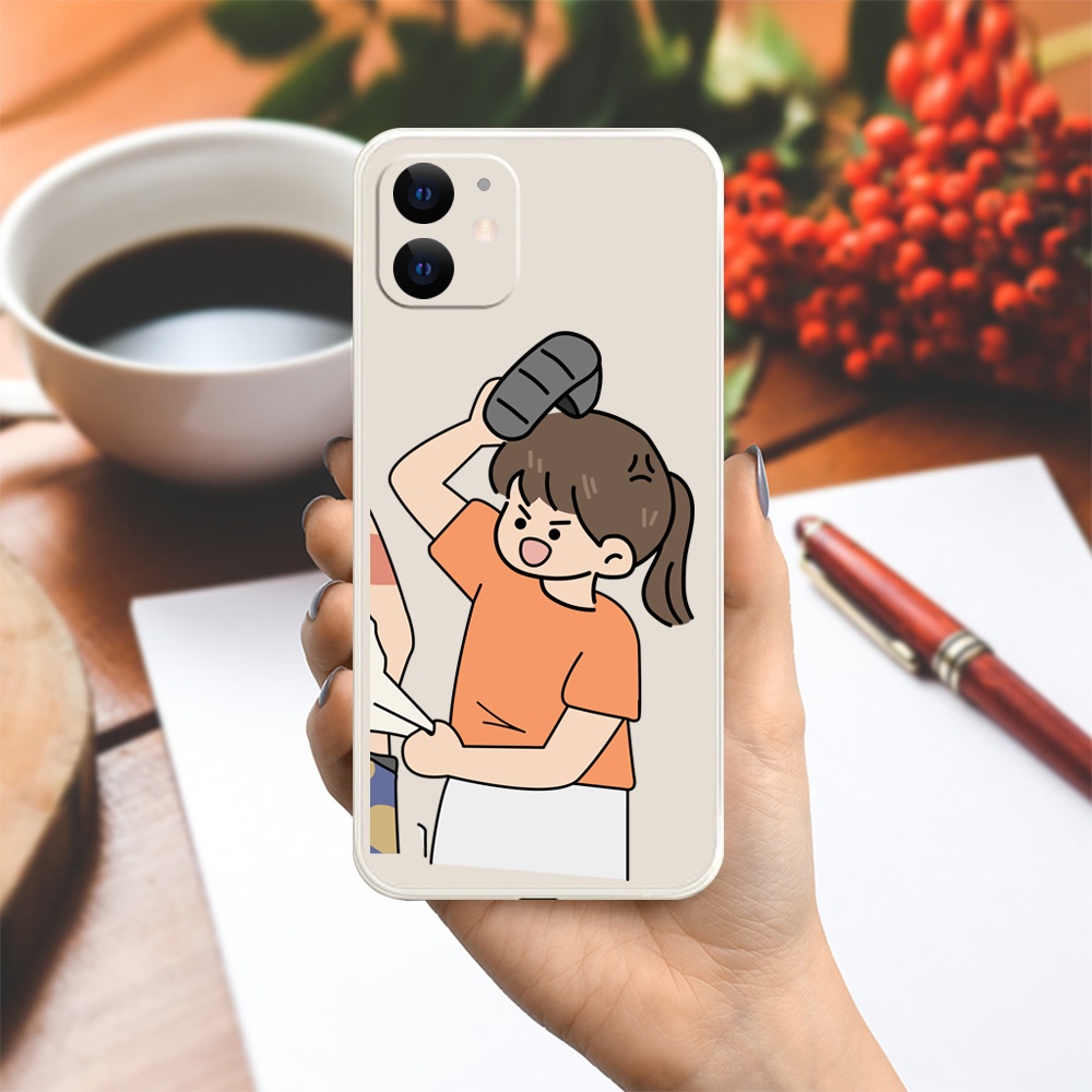 Ốp lưng Vina Case OPPO A1K/A3S/A54/A94/F9/ ....dẻo cạnh vuông bảo vệ camera hình Ốp cặp BST6
