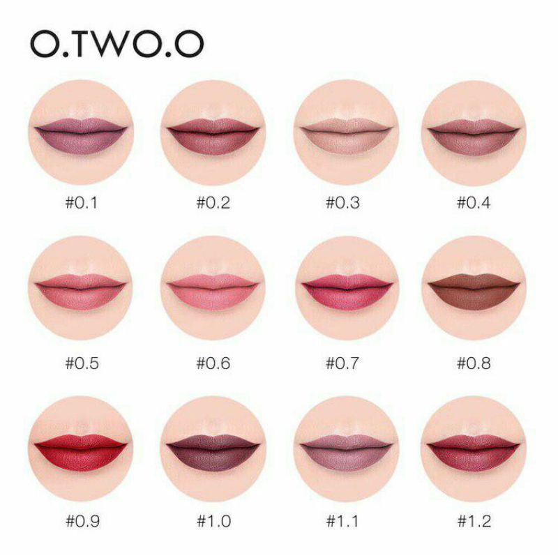 (hàng Mới Về) Son Kem Lì Và Son Kem 2 Trong 1 O.two.o | BigBuy360 - bigbuy360.vn