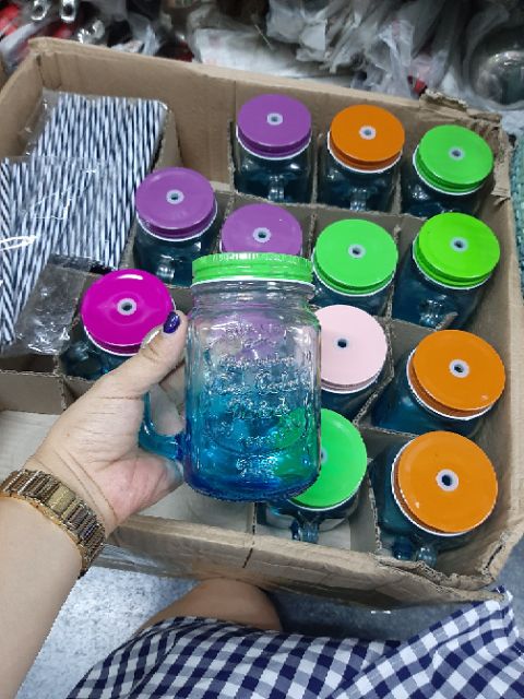 Lọ thuỷ tinh làm nước detox