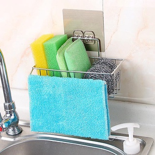Giỏ đựng miếng rửa bát inox dán tường