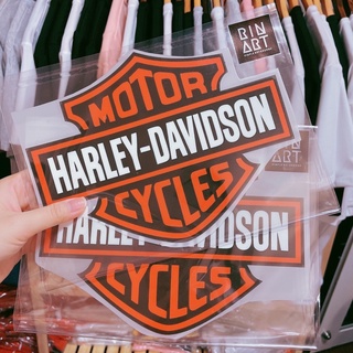 Decal ủi nhiệt Harley khổ A4 | Logo Sticker Patch in áo ủi trực tiếp lên vải - Rinart.vn