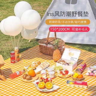 Thảm picnic thảm dã ngoại decor chống thấm