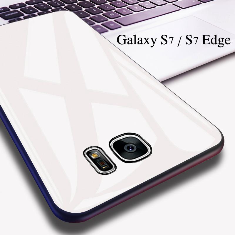 Ốp Lưng Kính Cường Lực Chống Sốc Cho Galaxy Galaxy S7 S7 Edge