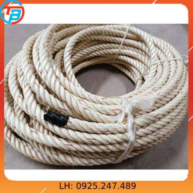 Dây thừng Thái PP chịu lực cao [ Phi 18 mm ] CÁP THÉP Thái Bình VinàN