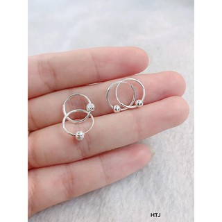 Bông Tai Tròn Cho Bé Chuẩn Bạc Ta