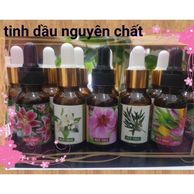 [SIÊU PHẨM] tinh dầu thiên nhiên khuếch tán thơm phòng 15ml nguyên chất nhiều mùi hương