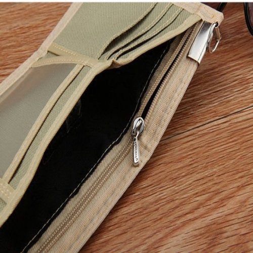 Ví canvas dáng ngắn thiết kế thời trang cho nam / nữ