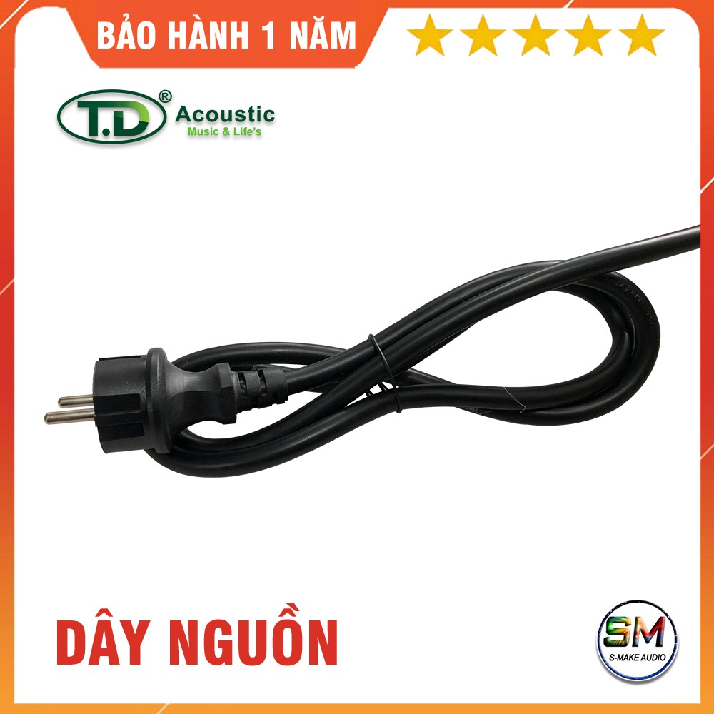 Cục đẩy công suất 4 kênh Karaoke TD Acoustic LA-4680SA - Main công suất đánh 2 đôi loa bass 30 680w/kênh - smake audio