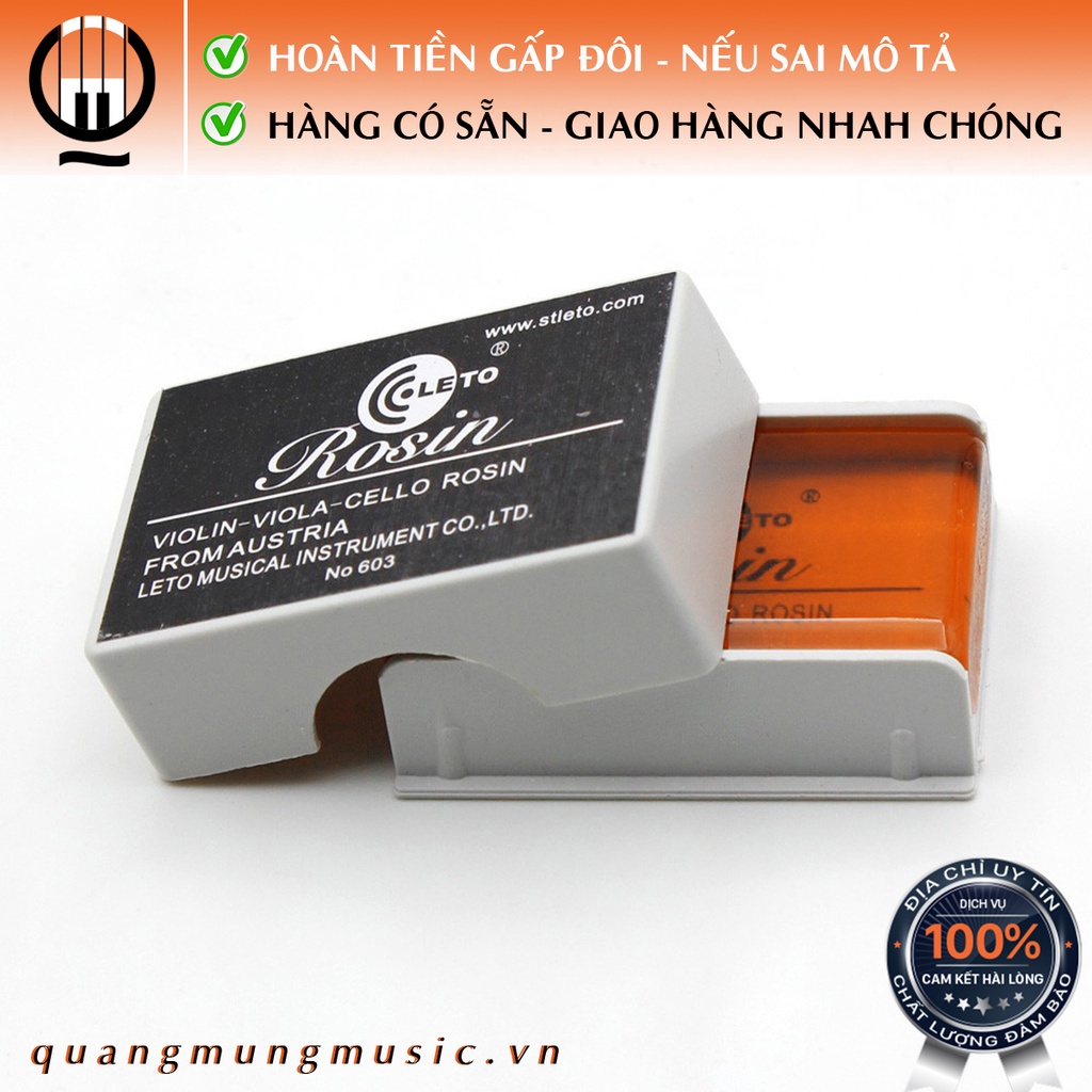 Sáp Nhựa thông Rosin Cao Cấp cho đàn Violin - Viola - Cello - Đàn Nhị