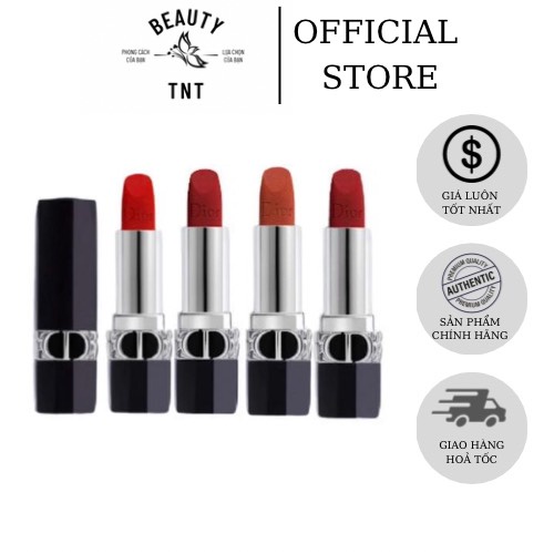 Son môi Lì Dior Rouge Cao Cấp Sang Trọng fullsize 3.5g