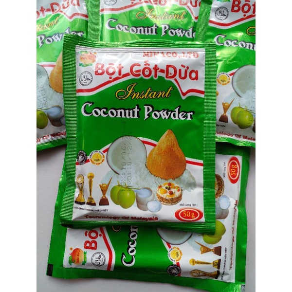 Bột cốt dừa Hiệu Minaco gói 50gam
