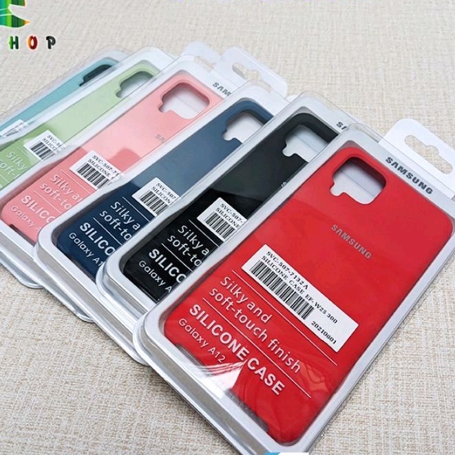 Ốp lưng chống bẩn samsung A12 silicon cover chống bẩn chống bám vân tay.