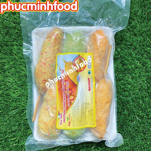 Xúc Xích Hotdog Phô Mai Hàn Quốc (Bigbro) - Khay 6 Thanh