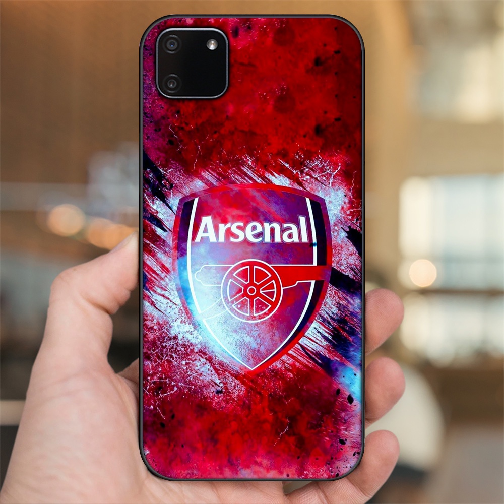 Ốp lưng Realme C11 2020 viền đen in hình Arsenal FC