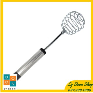 Đánh Trứng Mini Cầm Tay - Dụng Cụ Đánh Trứng, Quấy Bột Hình Cầu Xoắn DỤNG CỤ NHÀ BẾP