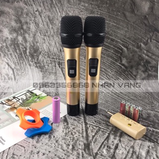 Bộ 2 mic karaoke không dây đa năng UVS-1