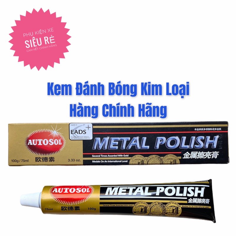 Kem đánh bóng kim loại : AUTOSOL METAL POLISH