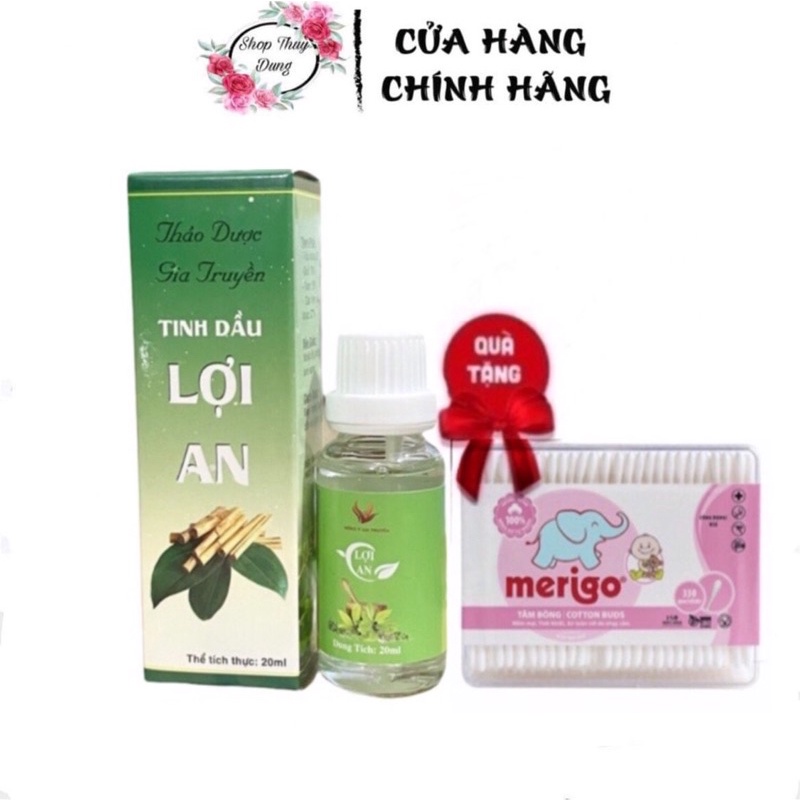 [Chính hãng] Tinh dầu bôi ho Lợi an + tặng tăm bông