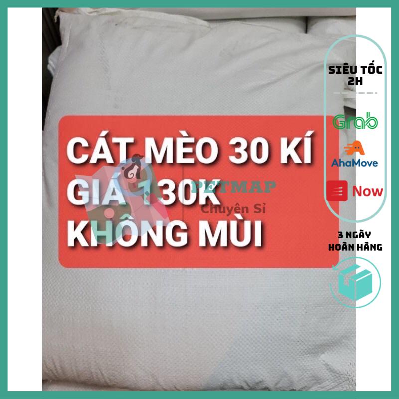 [SIÊU RẺ] Cát vệ sinh cho mèo bao xá 30kg