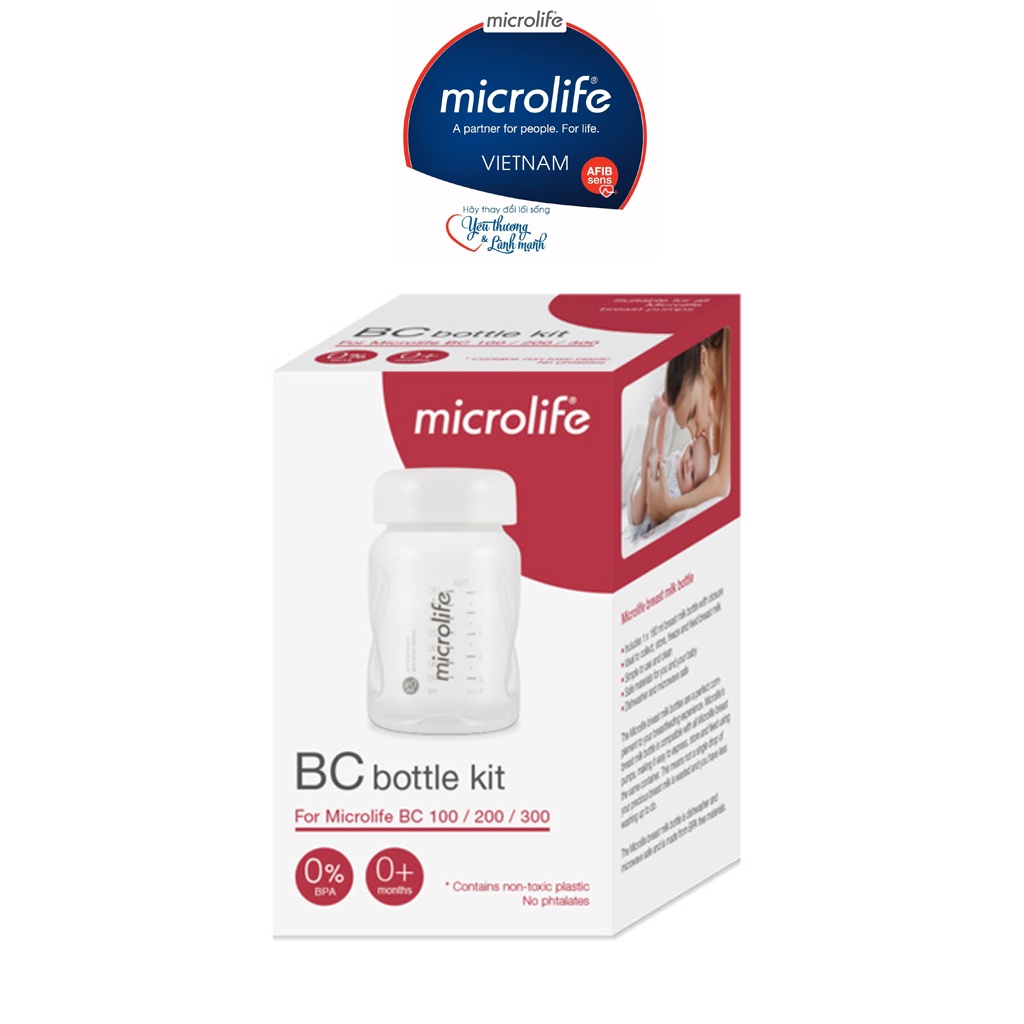 Máy hút sữa cơ Microlife - BC 100 SOFT - Dễ Sử Dụng , Êm Ái Khi Hút Sữa