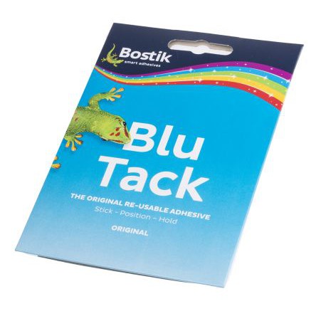 Đất Sét Dính Dẻo Tái Sử Dụng Đa Năng Bostik Blu Tack 60G