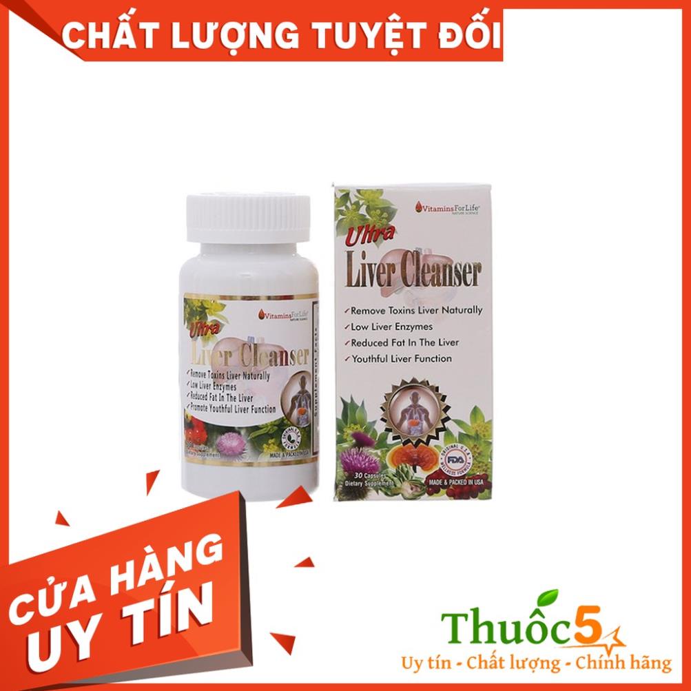 [GIÁ GỐC] Utra Liver Cleanser- Giải độc gan, ngăn ngừa gan nhiễm mỡ - Hộp 60 viên