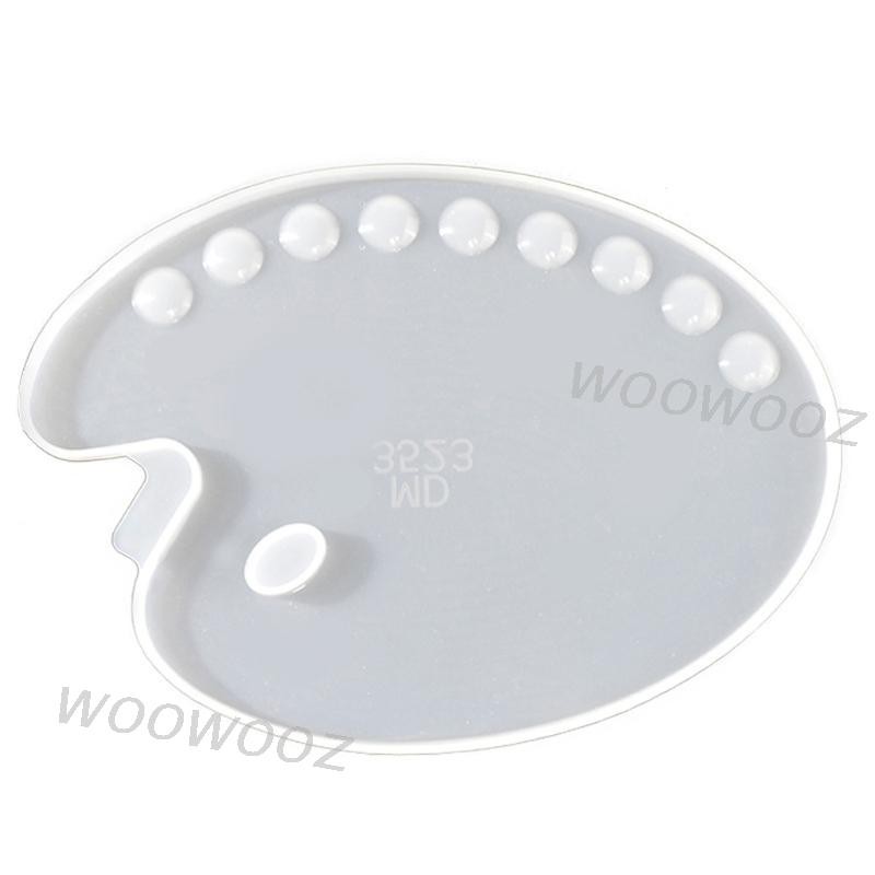 Khuôn Đúc Nhựa Hình Oval Chuyên Dụng Cho Họa Sĩ