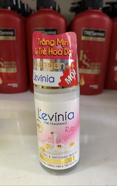 Lăn khử mùi Levinia Collagen++  Trắng Mịn Trẻ Hoá Da ( 55g )