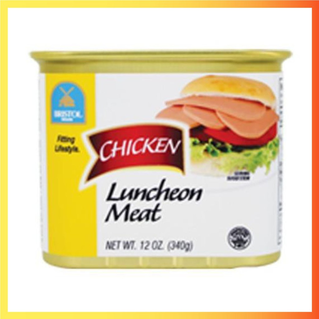 Hàng Nhập Khẩu Thịt gà hộp Chicken Luncheon Meat Bristol (Mỹ) - 340g