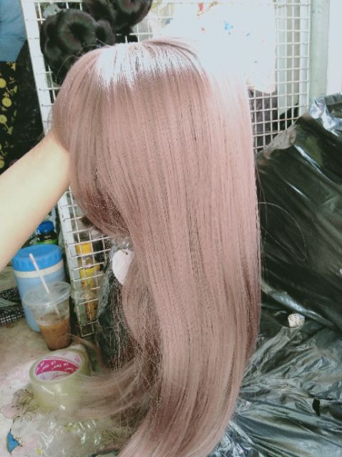 Tóc giả hồng khói