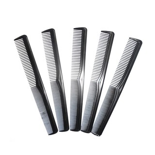 Set of 10 anti-static plastic hair combs