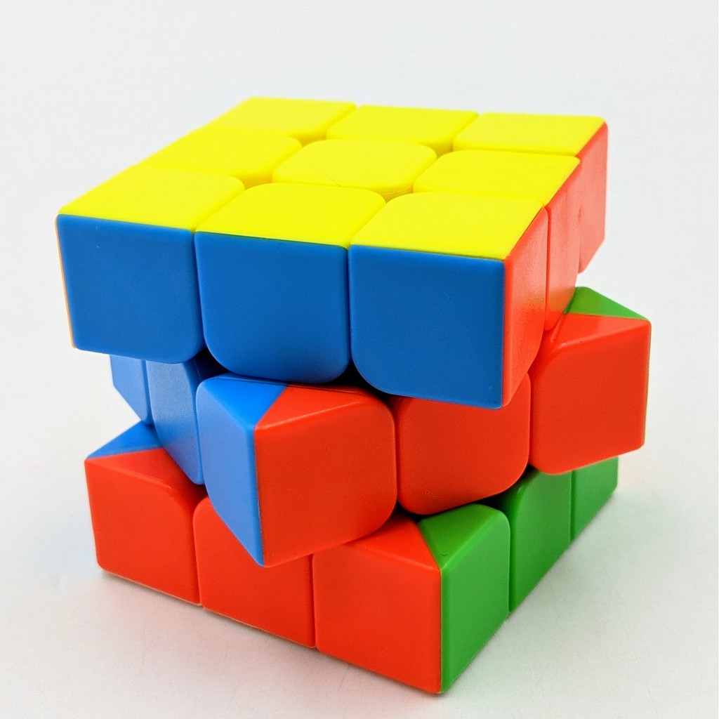 Bộ 2 Rubik 3x3 - Rubic 3 tầng Stickerless nâng cao khả năng tư duy