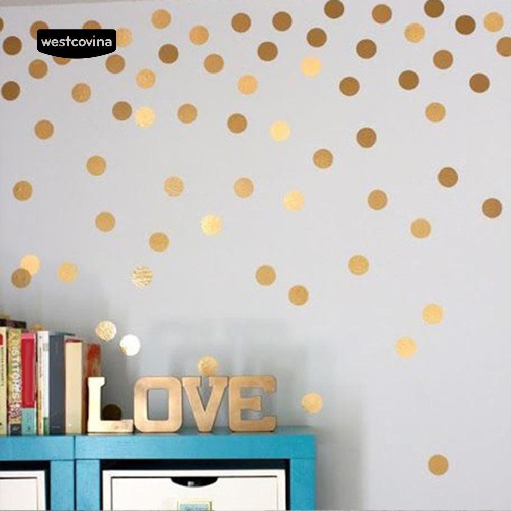 Miếng Dán Tường Hình Chấm Bi Tròn