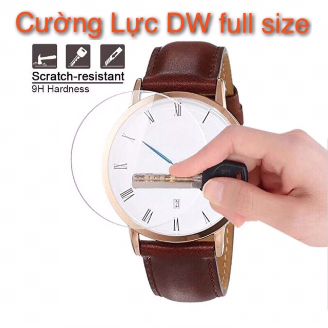 Kính Cường Lực Đồng Hồ Daniel Wellington Full Size