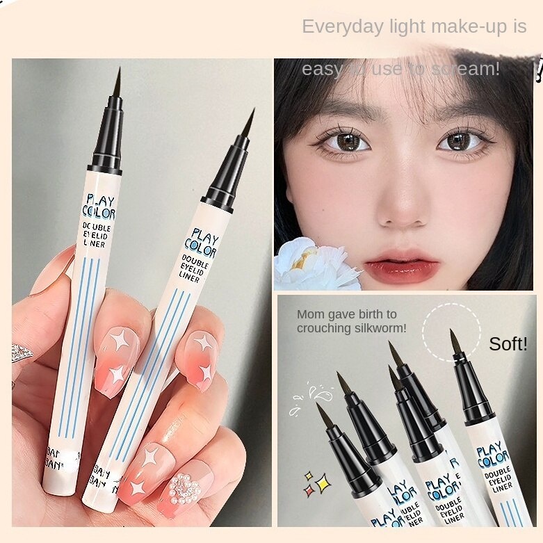 Bút Kẻ Mắt / Bút Kẻ Mắt Tơ Tằm Dạng Xoay