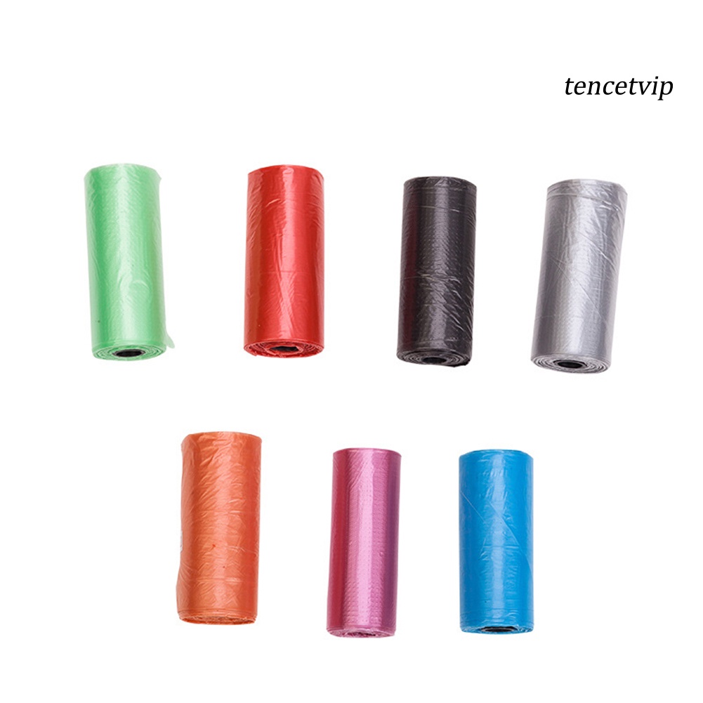 Set 60 túi đựng rác thân thiện với môi trường màu trơn tiện dụng