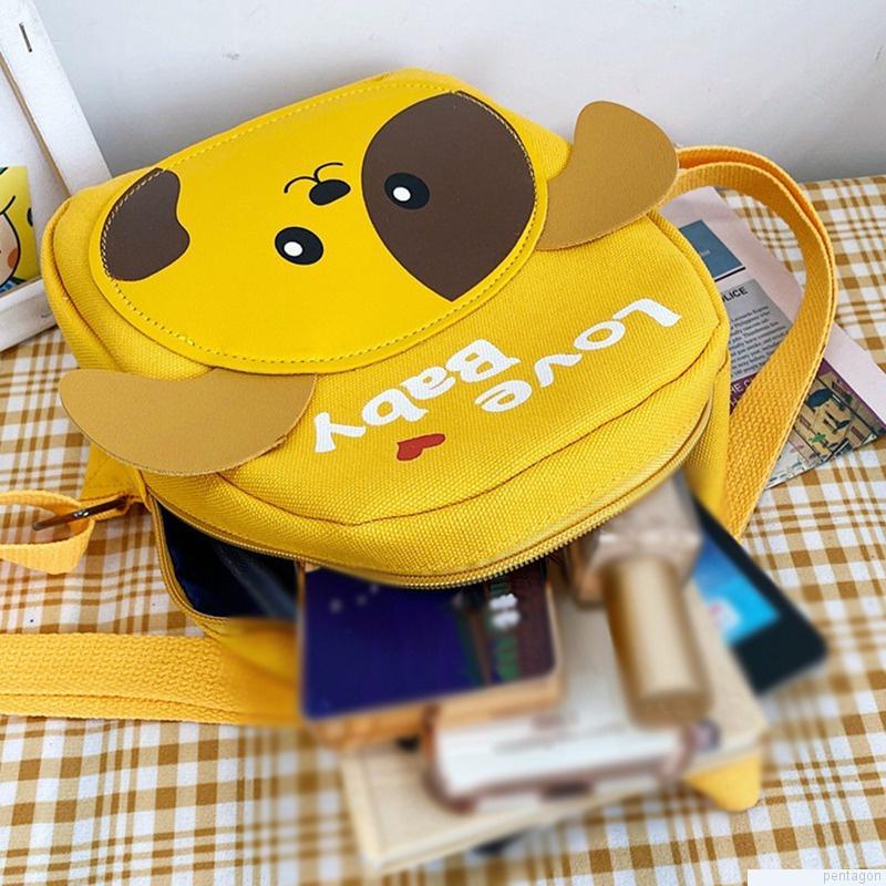 Balo vải bạt in hoạt hình dễ thương cho trẻ em