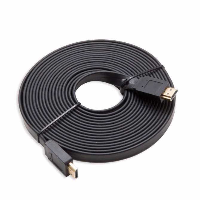 Cáp tín hiệu HDMI 10m dẹt đen