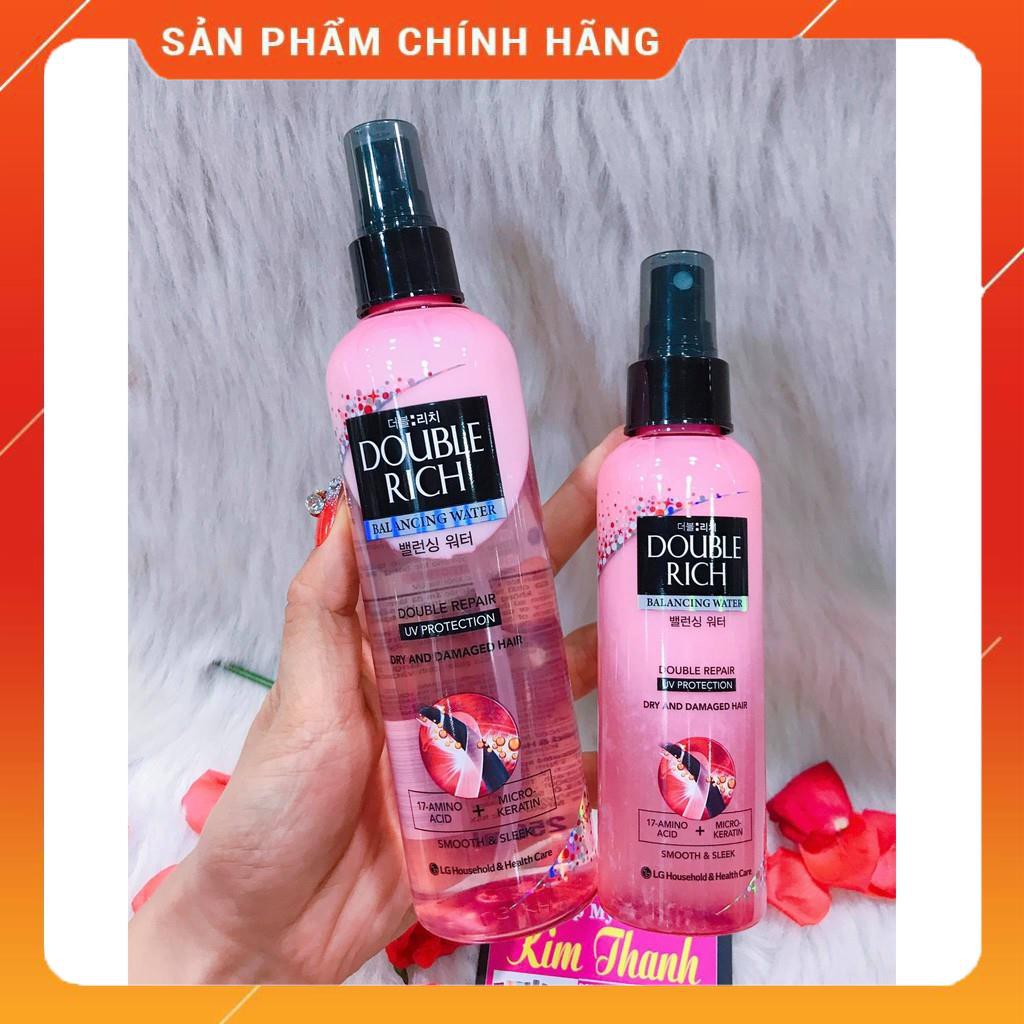 Double Rich Xịt dưỡng tóc chăm sóc tóc hư tổn ( hồng ) 250ml hương nước hoa