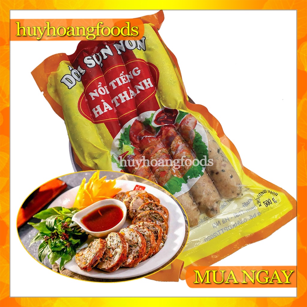 Đặc Sản Dồi Sụn Non Hà Thành Gói 500gr [Giao Hỏa Tốc Biên Hòa]