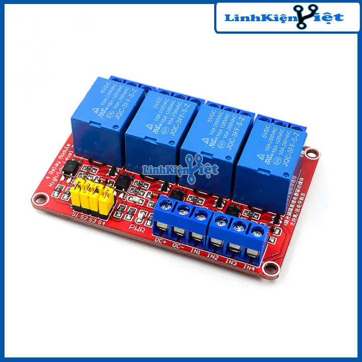 [NEW] Module Relay 5VDC 1/2/4 Kênh High / Low