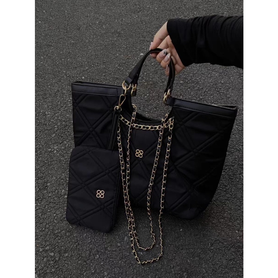 Xinyi Túi Xách Tote Một Dây Xích Kim Cương Sức Chứa Lớn Nhỏ Gọn Du Lịch Cho Mẹ Và Bé