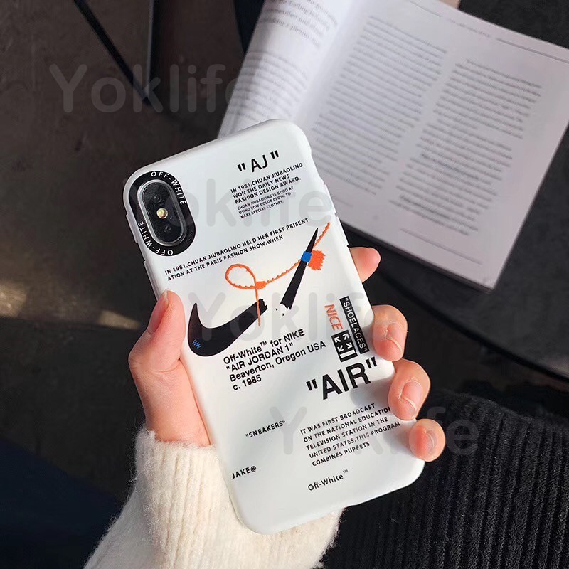 Ốp Điện Thoại Mềm Hình Air Off-White Cho Iphone 11 Pro Max 6 6s 7 8 Plus X Xs Max Xr