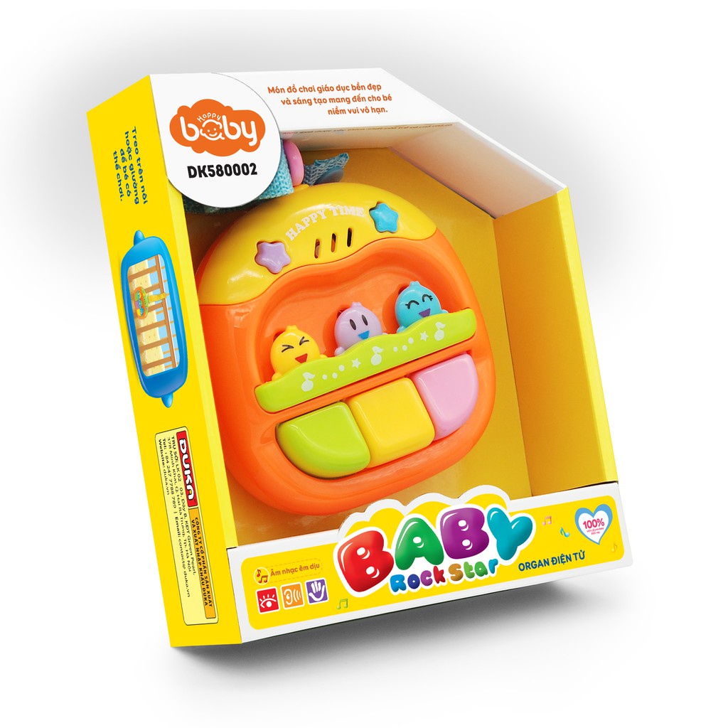 Đồ Chơi Duka ToysBaby Rock Star - Organ Điện Tử An Toàn Cho Trẻ